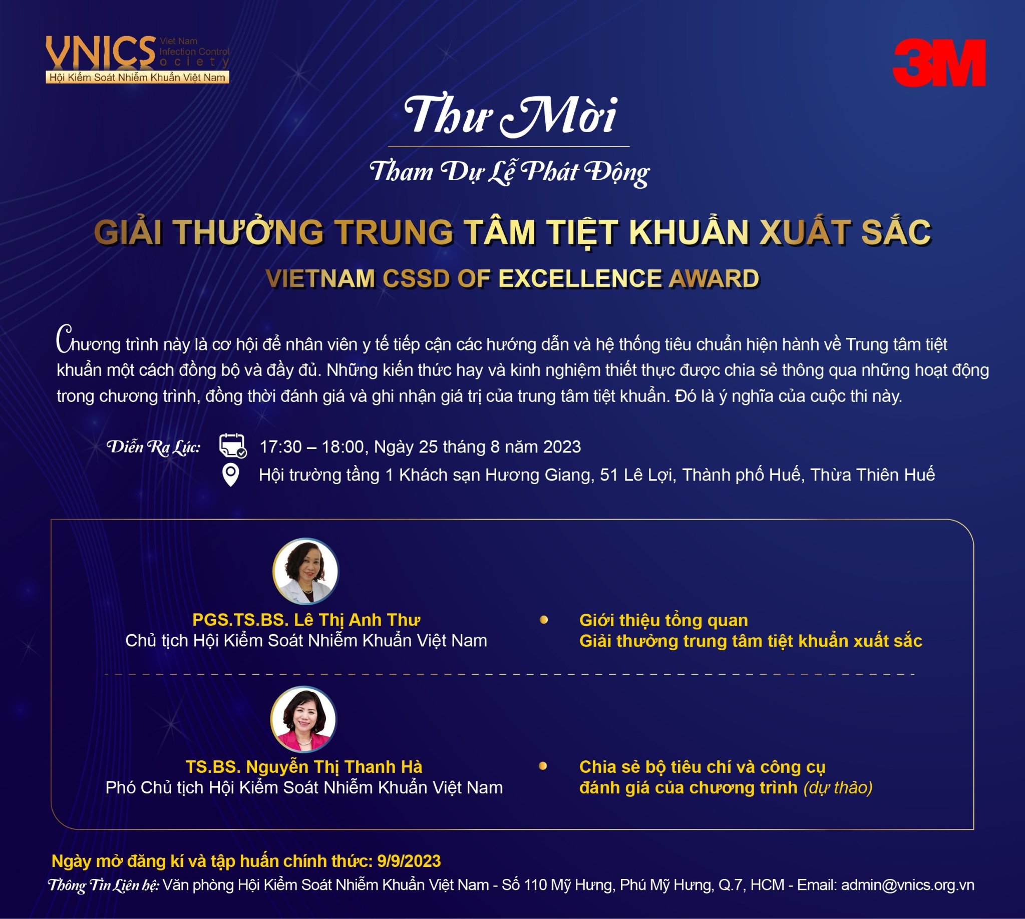 Giải thưởng Trung tâm tiệt khuẩn xuất sắc – Vietnam CSSD of Excellence Award (CEA)